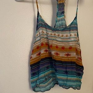 Bohemian style crop top Sz Medium